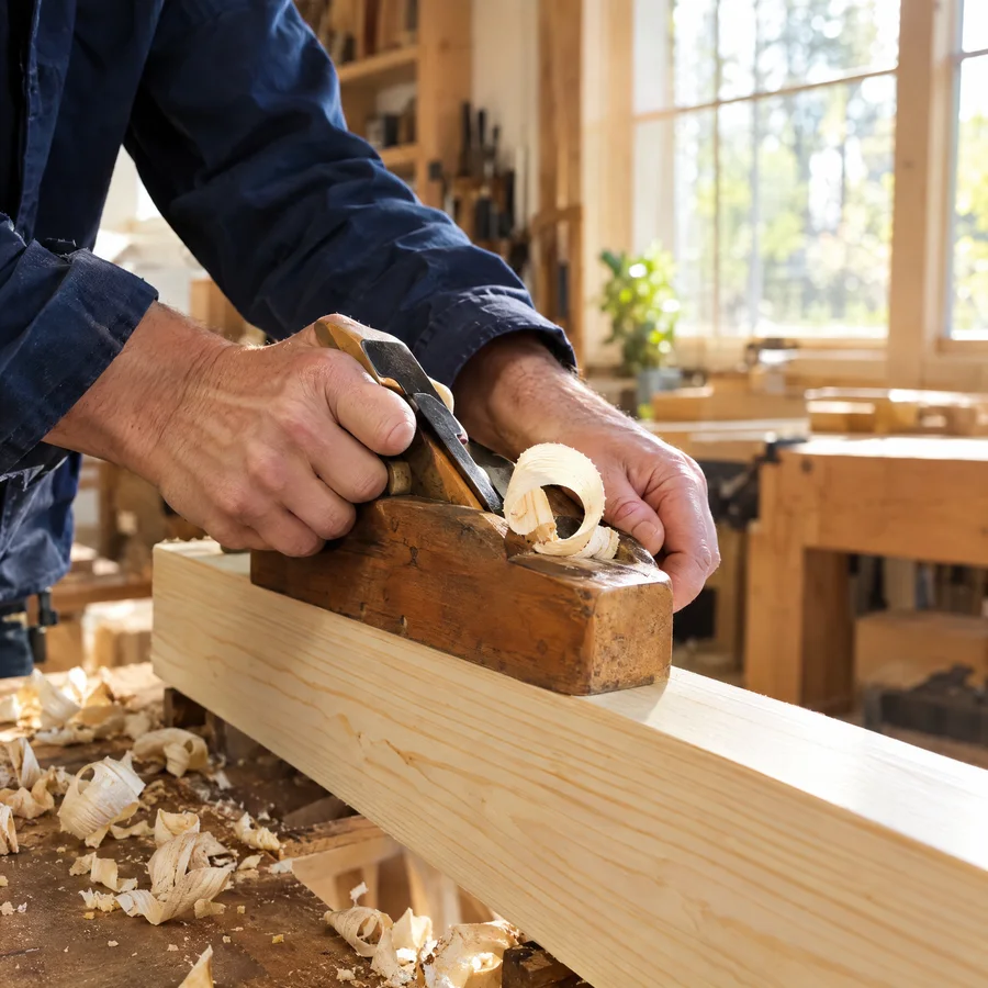 Handyfoto Werkstatt vor der KI-Bearbeitung
